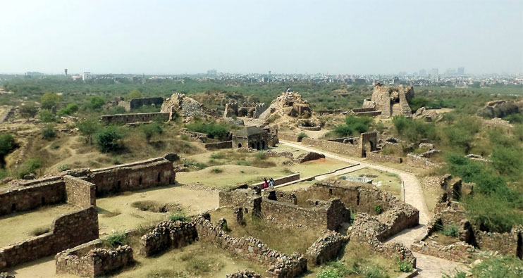 images for tughlaqabad fort Delhi